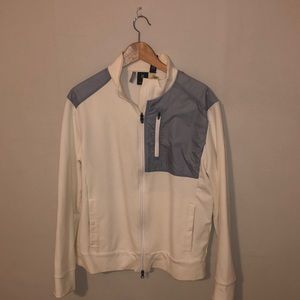 Large white Victrinox zip-up jacket
